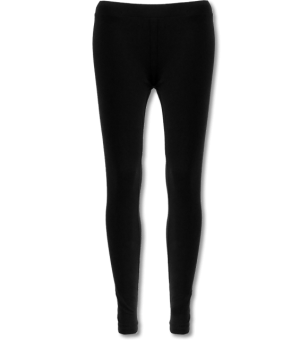 Ladies Stretch Jersey Leggings schwarz | XL