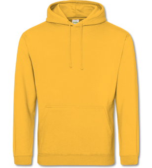 College Hoodie  gold | L