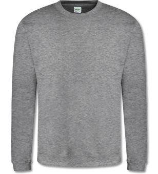 Kids Basic Sweater heather grey | 1-2 Jahre